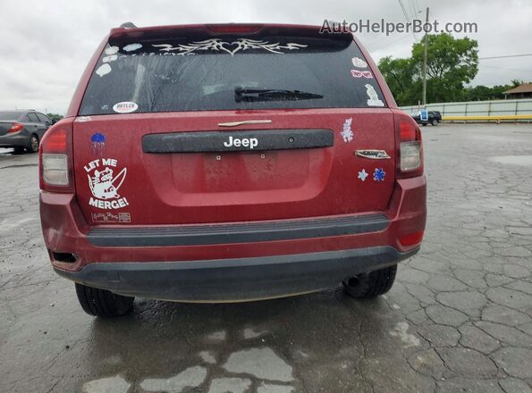1C4NJDBB7GD535743 2016 JEEP COMPASS Red Rear view