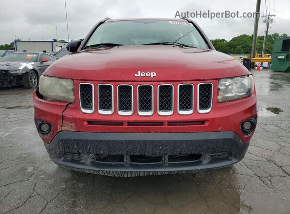 1C4NJDBB7GD535743 2016 JEEP COMPASS Red Front view