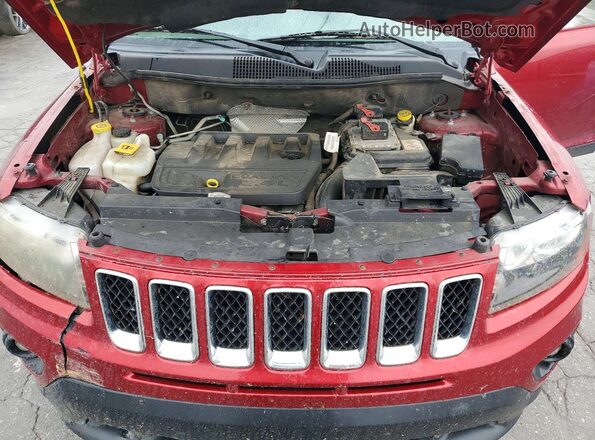 1C4NJDBB7GD535743 2016 JEEP COMPASS Red Rear interior view
