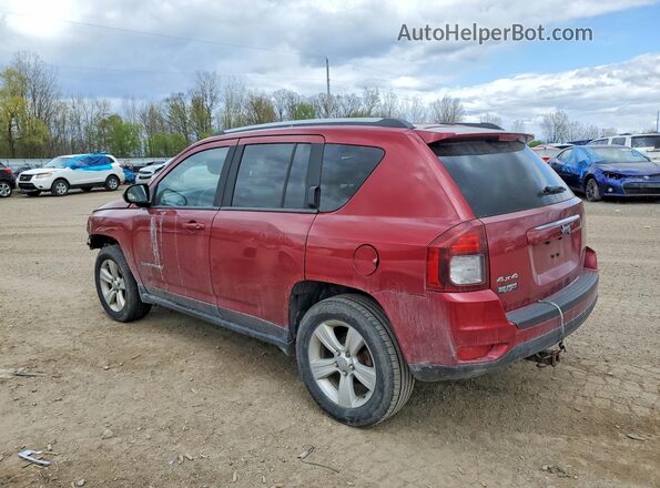 1C4NJDBB9GD521231 2016 JEEP COMPASS Бордовый Задняя левая четверть
