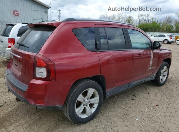 1C4NJDBB9GD521231 2016 JEEP COMPASS Бордовый Задняя правая четверть