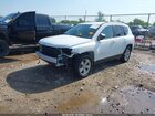 2017 Jeep Compass Sport 4x4 White vin: 1C4NJDBB9HD104600