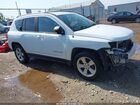 2017 Jeep Compass Sport 4x4 White vin: 1C4NJDBB9HD104600