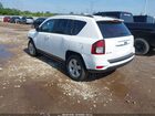 2017 Jeep Compass Sport 4x4 White vin: 1C4NJDBB9HD104600