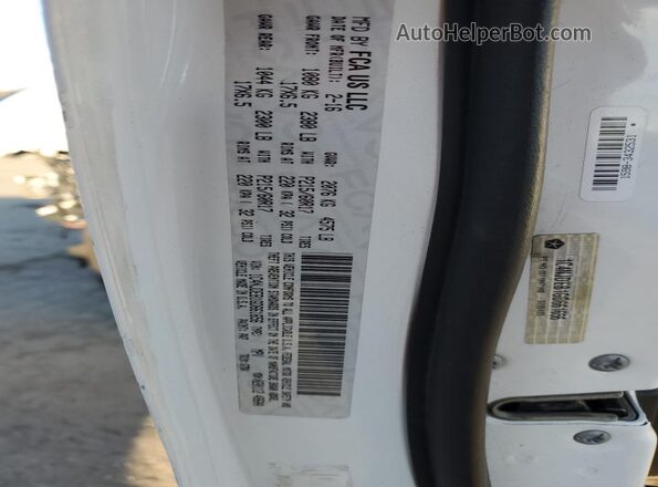 1C4NJDEB1GD661656 2016 JEEP COMPASS White Սալոնի 360 աստիճան տեսք