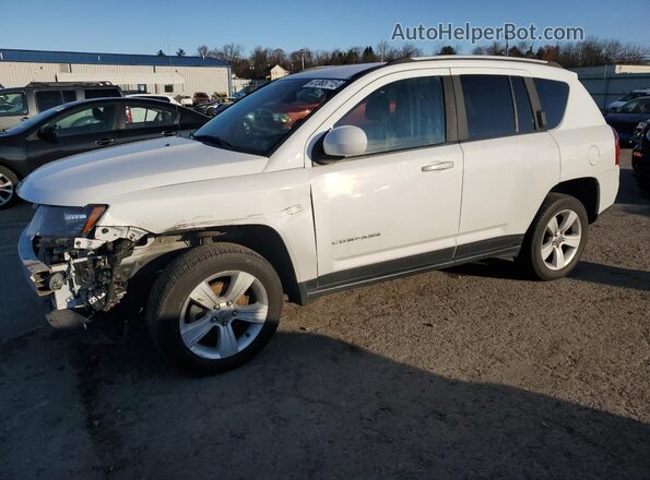 1C4NJDEB1GD661656 2016 JEEP COMPASS White Առջևի ձախ երեք քառորդ տեսարան