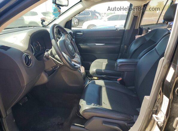 1C4NJDEB5GD756818 2016 JEEP COMPASS Black Вид салону спереду
