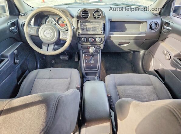 1C4NJPBA0GD789996 2016 JEEP PATRIOT Серебряный Вид панели приборов