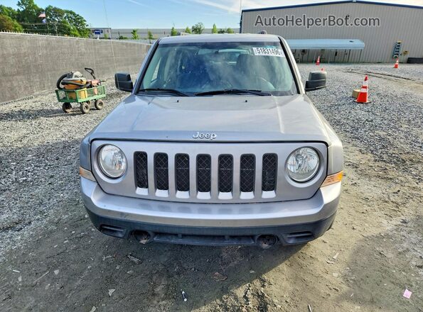 1C4NJPBA0GD789996 2016 JEEP PATRIOT Серебряный Вид спереди