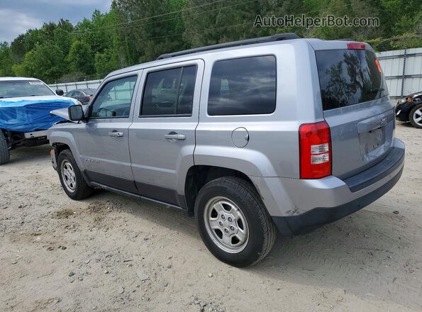 1C4NJPBA0HD166556 2017 JEEP PATRIOT Серебряный Задняя левая четверть