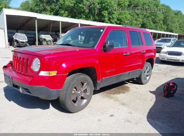 1C4NJPBA2GD784038 2016 JEEP PATRIOT Красный Передняя левая четверть