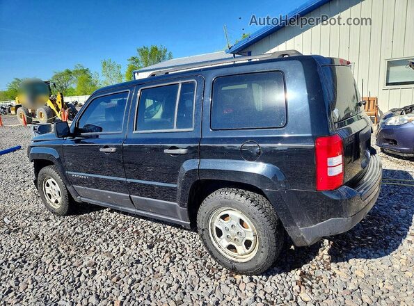 1C4NJPBA3GD783593 2016 JEEP PATRIOT Черный Задняя левая четверть