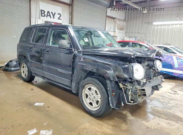 1C4NJPBA4GD679131 2016 JEEP PATRIOT Черный Передняя правая четверть