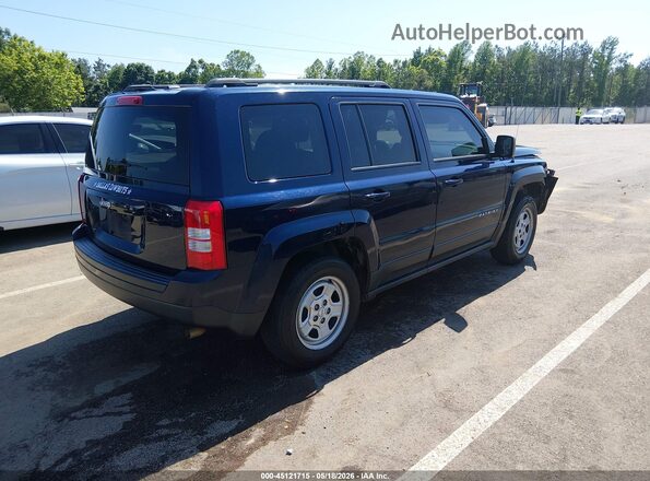 1C4NJPBA4HD134614 2017 JEEP PATRIOT Синий Задняя правая четверть