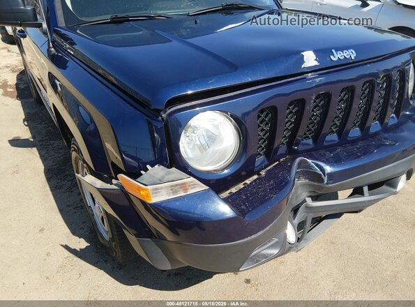 1C4NJPBA4HD134614 2017 JEEP PATRIOT Синий Вид спереди