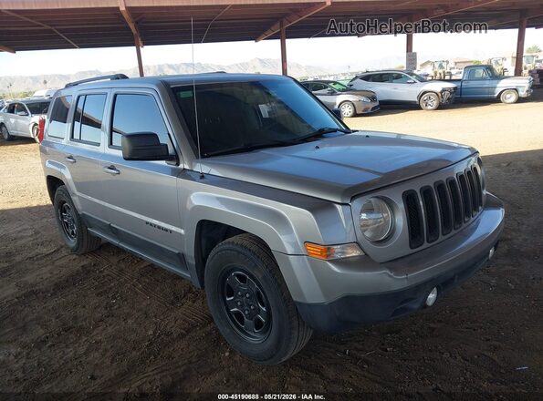 1C4NJPBA5HD201334 2017 JEEP PATRIOT Silver წინა მარჯვენა