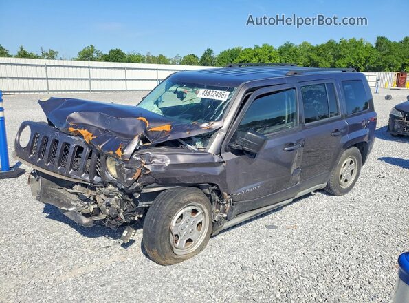 1C4NJPBA6HD149454 2017 JEEP PATRIOT Угольный Передняя левая четверть