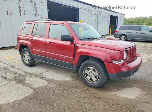1C4NJPBA7GD783578 2016 JEEP PATRIOT Бордовый Передняя правая четверть