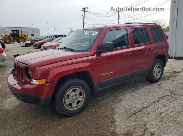 1C4NJPBA7GD783578 2016 JEEP PATRIOT Бордовый Передняя левая четверть