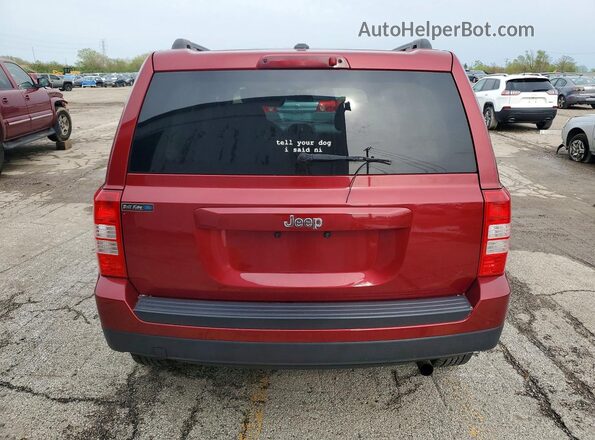 1C4NJPBA7GD783578 2016 JEEP PATRIOT Бордовый Вид сзади