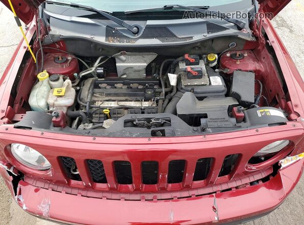 1C4NJPBA7GD783578 2016 JEEP PATRIOT Бордовый Вид подкапотного пространства