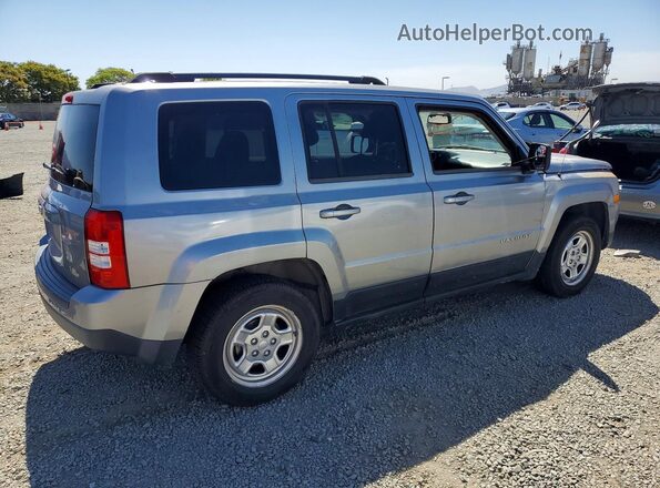 1C4NJPBA8GD526462 2016 JEEP PATRIOT Серебряный Задняя правая четверть