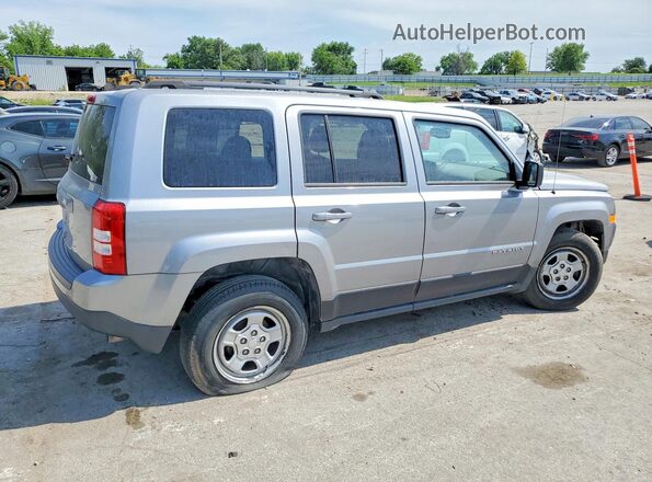 1C4NJPBA8GD583177 2016 JEEP PATRIOT Серебряный Задняя правая четверть