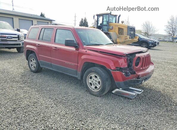 1C4NJPBA9GD813843 2016 JEEP PATRIOT Red Delantero derecho