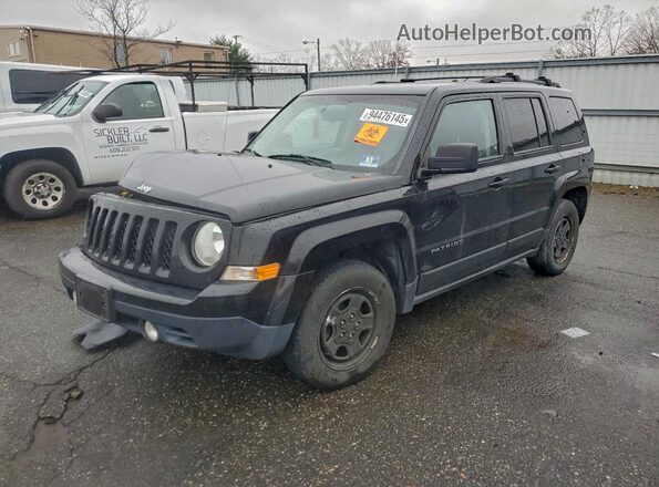 1C4NJPBA9HD162182 2017 JEEP PATRIOT Black Vista tres cuartos delantera izquierda