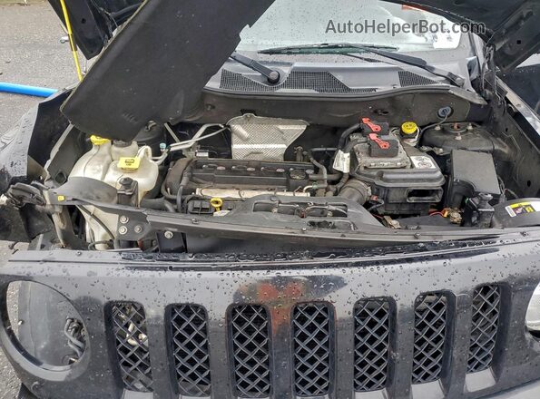1C4NJPBA9HD162182 2017 JEEP PATRIOT Black Vista del compartimento del motor