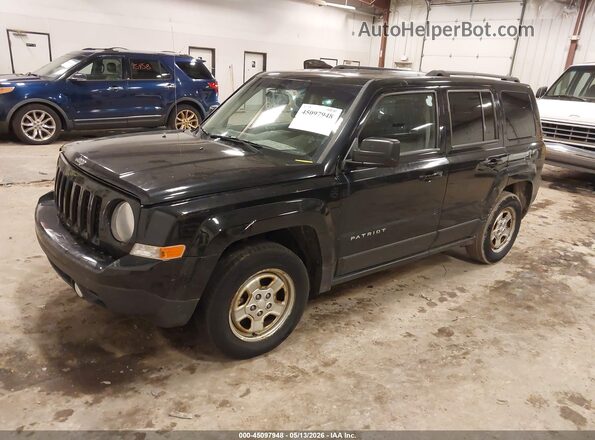 1C4NJPBAXGD688271 2016 JEEP PATRIOT Black Vista tres cuartos delantera izquierda