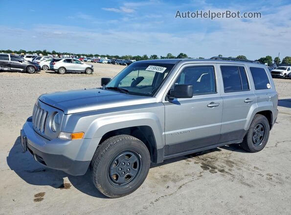 1C4NJPBB2GD754370 2016 JEEP PATRIOT Серебряный Передняя левая четверть