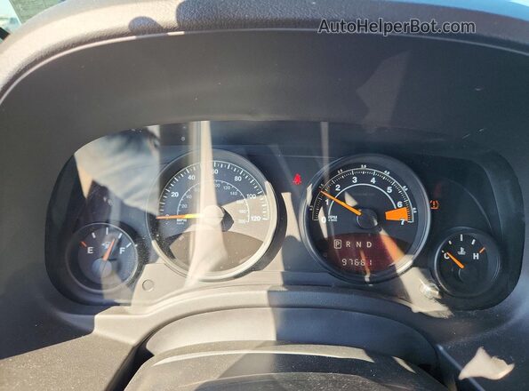 1C4NJPBB5GD629332 2016 JEEP PATRIOT Black Widok zestawu wskaźników