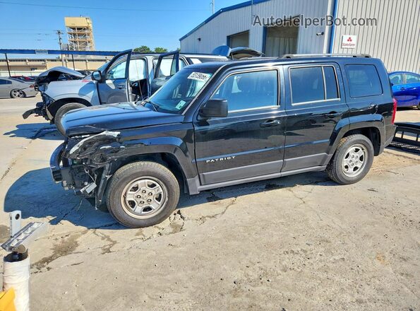1C4NJPBB5GD629332 2016 JEEP PATRIOT Black Przód lewy