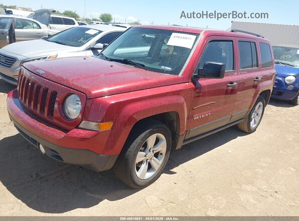 1C4NJPBB5GD651623 2016 JEEP PATRIOT Темно-бордовый Передняя левая четверть