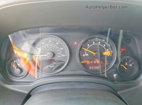 1C4NJPBB6HD121002 2017 JEEP PATRIOT Серебряный Вид щитка приборов