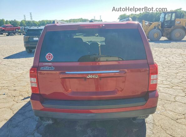 1C4NJPBB9GD604143 2016 JEEP PATRIOT Бордовый Вид сзади