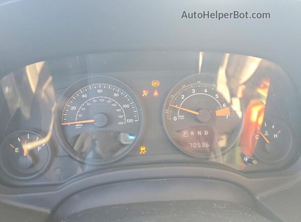 1C4NJPBB9GD604143 2016 JEEP PATRIOT Бордовый Вид щитка приборов