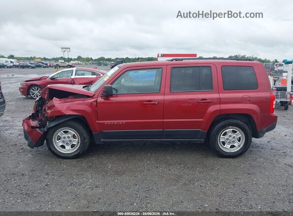 1C4NJPBB9GD763552 2016 JEEP PATRIOT Красный Панорамный вид салона 360°