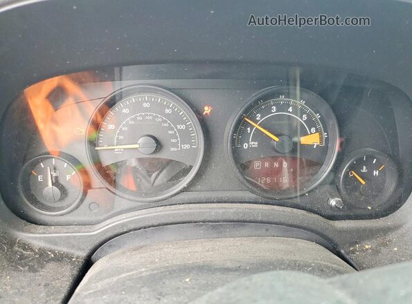 1C4NJPFA5HD136785 2017 JEEP PATRIOT Белый Вид щитка приборов
