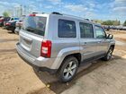 2016 Jeep Patriot Latitude Серебряный vin: 1C4NJPFA6GD748072