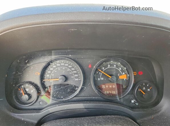 1C4NJRAB3HD159879 2017 JEEP PATRIOT White Вид щитка приладів