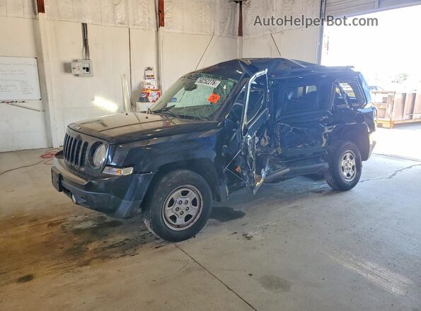 1C4NJRBB5GD654422 2016 JEEP PATRIOT Black Передня ліва чверть