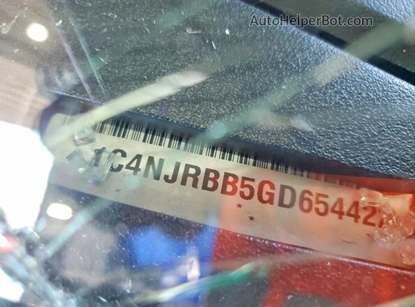 1C4NJRBB5GD654422 2016 JEEP PATRIOT Black Вид підкапотного простору