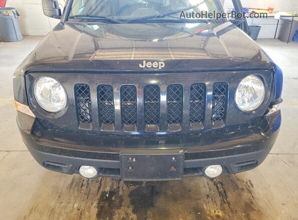 1C4NJRBB5GD654422 2016 JEEP PATRIOT Black Вид задньої частини салону