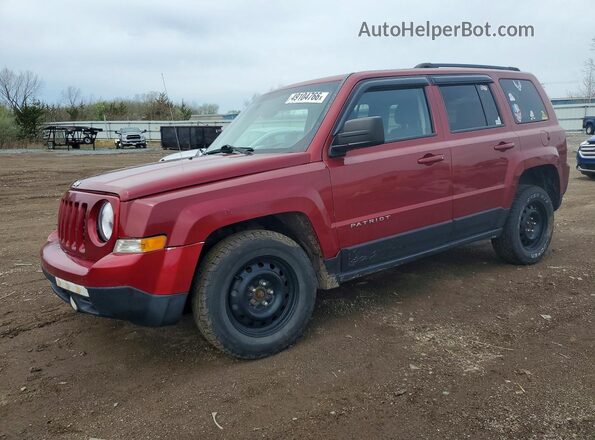 1C4NJRBB8GD614190 2016 JEEP PATRIOT Maroon Vista tres cuartos delantera izquierda