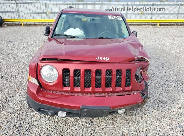 1C4NJRBB9GD682806 2016 JEEP PATRIOT Темно-бордовый Вид спереди