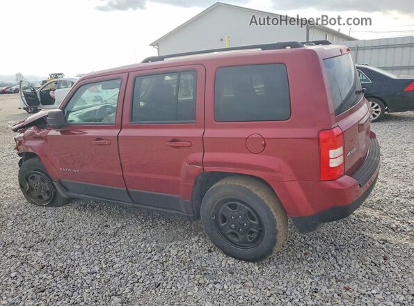 1C4NJRBB9GD682806 2016 JEEP PATRIOT Темно-бордовый Задняя левая четверть