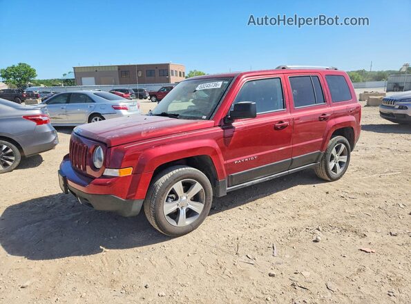 1C4NJRFB1GD674001 2016 JEEP PATRIOT Maroon Przód lewy