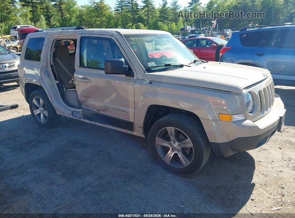 1C4NJRFB1GD798799 2016 JEEP PATRIOT Желто-коричневый Передняя правая четверть